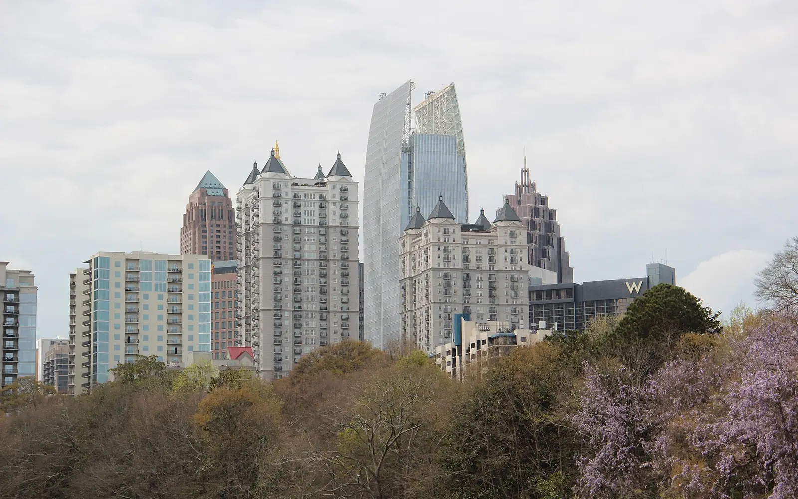 Midtown Atlanta skyline from Piedmont Park
